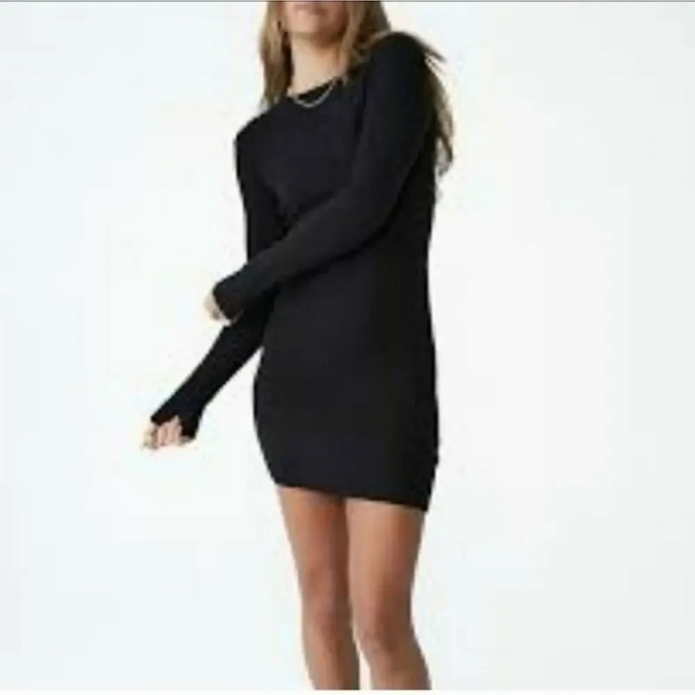Cotton On Black Knit Mini  Dress size Medium